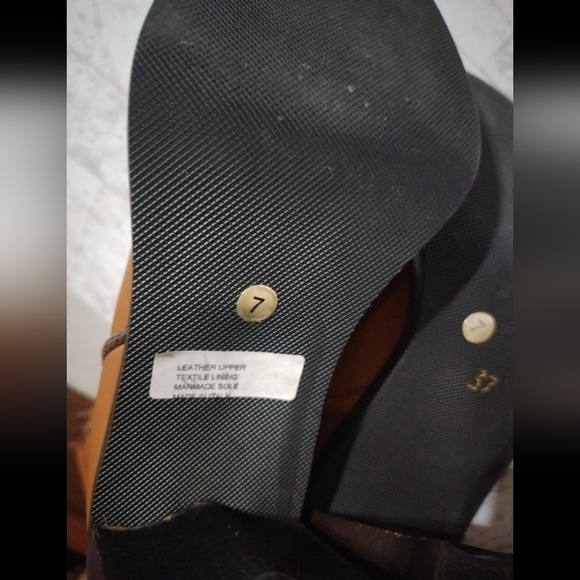 Y2K Italian leather women's boots size 6.5 Excellent - Picture 8 of 10